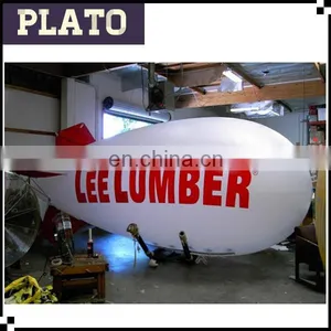 4m Long Inflatable Blimp Airship/inflatable Zeppelin Helium Balloon for Advertising thumbnail-1