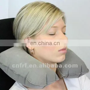 Inflatable Air Flocked Beach Pillow thumbnail-1