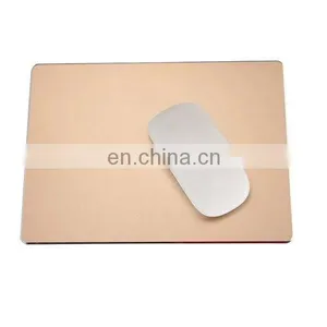 New Product 24*18cm Aluminium Alloy Metal Mouse Pad With Anti-slip Silicone Back thumbnail-1
