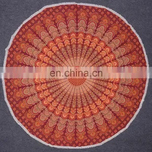 Round Tapestry 100% Cotton 72 Inches Size thumbnail-3