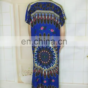 African Women Beaded Dashika Kaftan Design Dress thumbnail-5