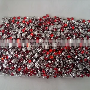 Wholesale Ss16 Light Siam Rhinestones With Claw Settings thumbnail-1
