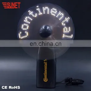 2018 SUNJET New Crafts&Gift Hot Sale Item China Wholesale Led Mini Flashing Customized Message Fan thumbnail-5