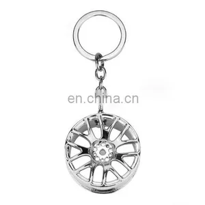 Promotional Gift 3DMini Metal Automotive Car Wheel Auto Parts Keychain thumbnail-4
