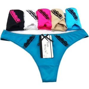 Hot Sale Hipister Underwear Top Elasticity Nylon G-string T Back Girls Sexy Undergarments Women's Thongs thumbnail-5