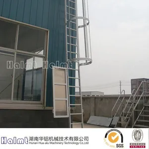Safety Cages Industrial Ladder With Aluminum thumbnail-2