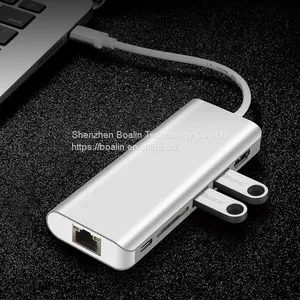 BL-U602 TYPE-C TO USB3.0x2+HDMI+SD+PD+RJ45 HUB 6 in 1 thumbnail-5