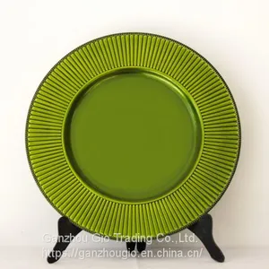 Plastic Charger Plate,christmas Decoration Plate Charger Plate Made in China YF-60056 thumbnail-2