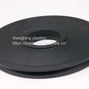 CNC Machining Cast Nylon Plastic Machining Gear,sheave,pulley Parts thumbnail-4