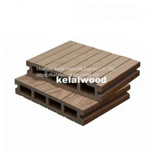 Outdoor Waterproof Engineered Wooden Flooring Popular Wpc Hollow Decking High Quality Gazebo Wpc Floor thumbnail-3