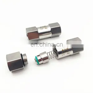 304 Stainless Steel Split Check Valve 1/4 1/2 Hexagonal Wire Check Valve thumbnail-4