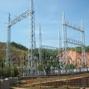 High Voltage HV Outdoor Switchyard Switching Point Switching Station Substation Hydroelectric Power Station Hydro Electric Power Plant HPP HEPP SHPP SHEPP Solar Power Plant thumbnail-1