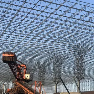 Factory Price Steel Structure Space Frame Light Steel Coal Storage Grid Steel Structure Stadium thumbnail-3
