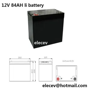 Lithium Battery 12V84AH Li-ion Battery 12V84AH Lifepo4 12v84ah Lithium thumbnail-1