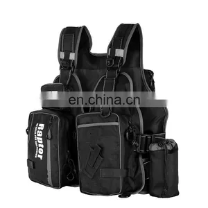 ROBBEN Polyester Floating Vest for Fishing Multi-pocket Design Sea Fishing Life Jacket thumbnail-2