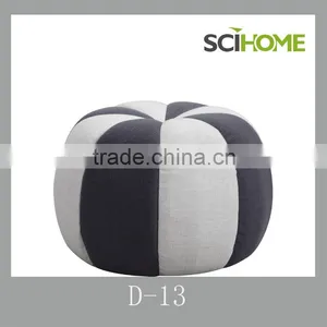 Modern Design Fabric and Round Ottoman Living Room Furniture thumbnail-1