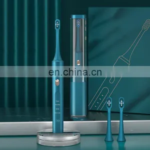 New Style Travel Innovative Silicone Wholesale Pink Rechargeable Electric Toothbrush thumbnail-4