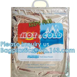 Promotional Aluminium Extra Large Thermal Cooler Insulated Tote Bags With Zipper,Custom Logo Cooler Bag for Food Bagease thumbnail-3