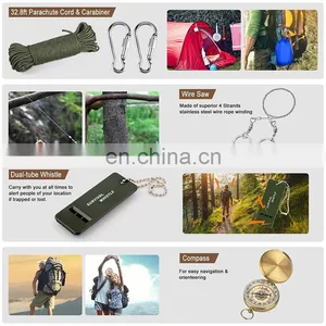 Tactical First Aid Kit Bag Emergency Survival Gear Outdoor Survival Kit thumbnail-4