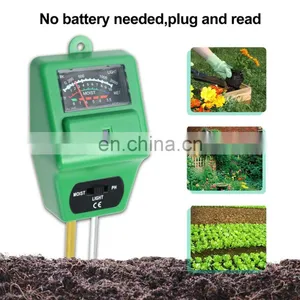 US Free Ship ALLOSUN ETP300C 3 in 1 Moisture Light Analog PH Meter Photometer Portable Hygrometer Acidimeter Garden Soil Tester thumbnail-5
