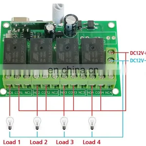 1km Wireless Remote Control Switch 433mhz 4 ch Wireless Remote Control Switch Transmitter thumbnail-3