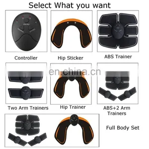 Electric Body Slimming Massager Toner Trainer Compex Stimulant Belt Wireless Abs Ems Abdominal Muscle Stimulator thumbnail-4