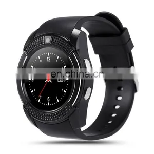 V8 User Manual Wrist Watch Phone With Camera SIM Card Slot Waterproof Smart Watch Iosv8 Smart Watch thumbnail-1