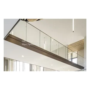 Aluminium U Channel Base Glass Railing for Balcony thumbnail-4