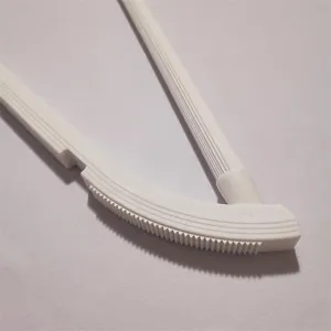 High Quality Clothing Shop Display White Plastic Pajamas Hangers Swivel Durable Non-slip Rack thumbnail-4