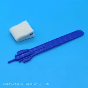 Large Square Head Disposable Medical Sponge Stick Sampler for Environmental Sampling thumbnail-3