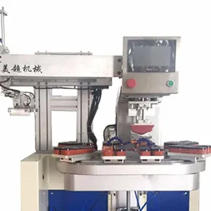 Meichao Single Color Eight Stations Automatic Rotary Pad Printing Machine thumbnail-5
