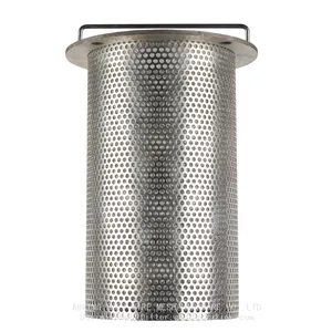Stainless Steel Wire Mesh Filter Cartridges Filter Cylinder Bucket Strainer Mesh for Beer Filtration thumbnail-4
