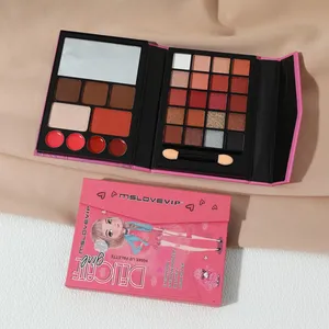 29 Color Eyeshadow Palette Book Customized Logo Girls Glitter Face Palette La Sombra De Ojos thumbnail-1