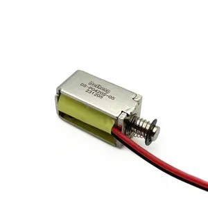 High Quality DS-0420 Push Pull DC 6V 12V Type Open Frame Linear Solenoid thumbnail-3