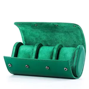Bolsa de reloj de calidad y moda con diferentes estilos, con exterior de cuero sintético (PU) e interior de terciopelo thumbnail-3
