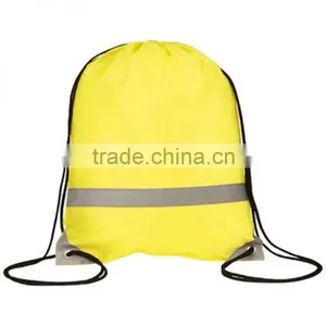 Custom LOGO Printed Polyester Drawstring Backpack For Promotion thumbnail-1