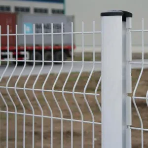 3D Curved Welded Wire Mesh Panel PVC Coated Triangle 3D Welded Bending Curved Mesh Wire thumbnail-2