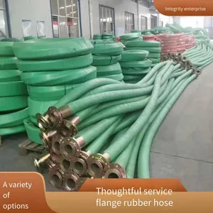 Wear-resistant Sand-suction Large-diameter Rubber Flange Pipe, Corrosion-resistant, Suitable for Oilfield Development, Etc. Ample Supply From Langfeng Manufacturer thumbnail-3