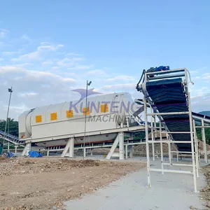 Track Crawler Mobile Boulders Solid Waste Trommel Screen Machine EPC Project thumbnail-3