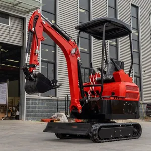 LUYUE LY-20 Minibagger 2 Ton Mini Excavator Short Tail Crawler Digger With Canopy for Construction Landscaping Farm thumbnail-1