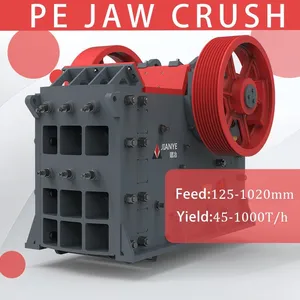 PE-1000×1200 Heavy Duty Jaw Crusher for Large Feed Size Hard Rock Mining Crushing Plant thumbnail-3