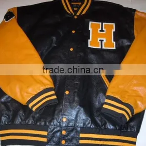 Custom Varsity Jackets Genuine Leather Sleeves Wholesale Blank Varsity Jackets thumbnail-1