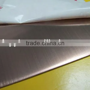 Aisi 304 Titanium Brushed Stainless Steel Panel thumbnail-1