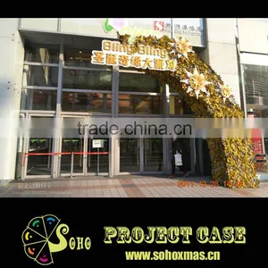 Christmas Golden Half-side Arches Door Decorations thumbnail-1