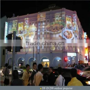 Professional High Power Outdoor Gobo Projector With Huge Projected Image 150w thumbnail-4