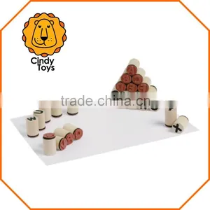 Wooden Rubber Stamps ABC 26 Pcs for Kids thumbnail-1