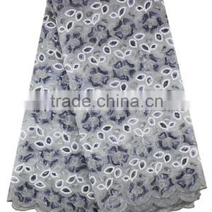 Mitaloo MOG0193 Green Net Organza Lace Double Lace African Organza Lace With Sequins thumbnail-2