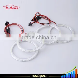 B-deals 4*106mm Super Bright Full Size Smd Angel Eyes for E46 Cabrio/ Coupe 2D(04+) thumbnail-4