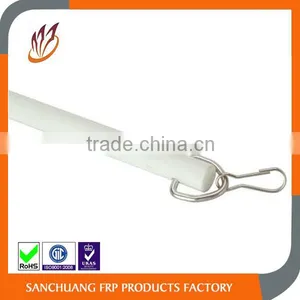 White Fiberglass Curtain Rod Rust-proof Fiberglass Baton Quality Choice thumbnail-1