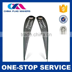Factory Direct Price Custom Design Custom Printed Road Feather Sign Banner thumbnail-1